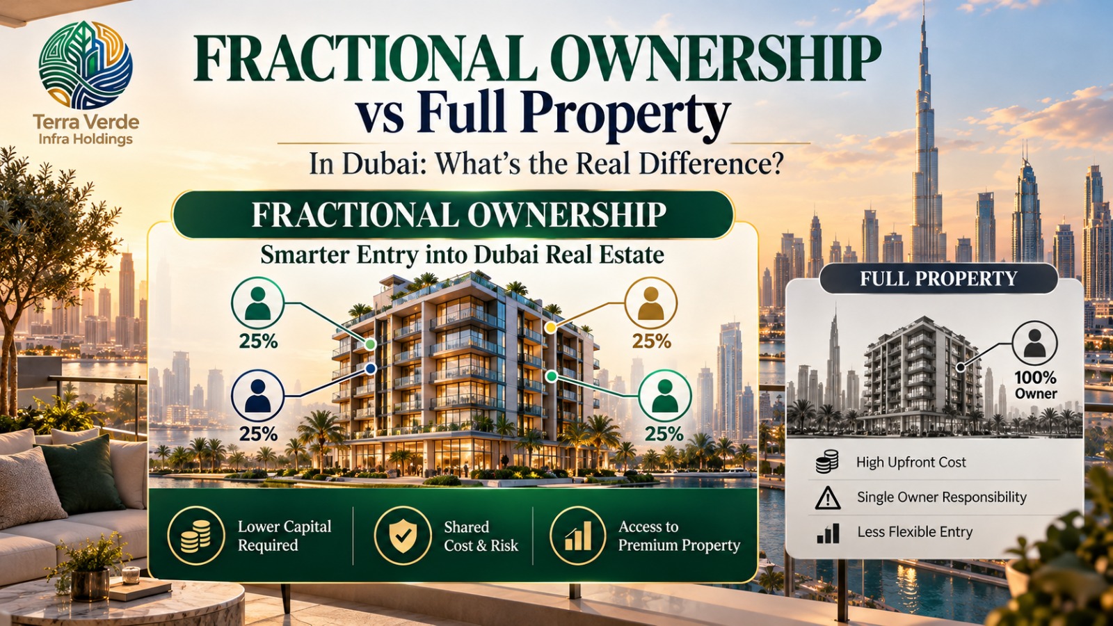 Fractional Ownership vs Full Property in Dubai: What's the Real Difference?